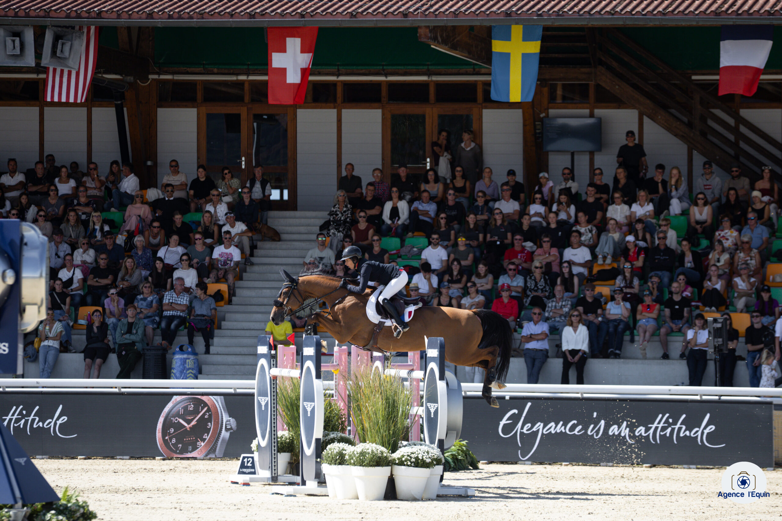 Photographe concours CSO international Bourgogne spectateurs
